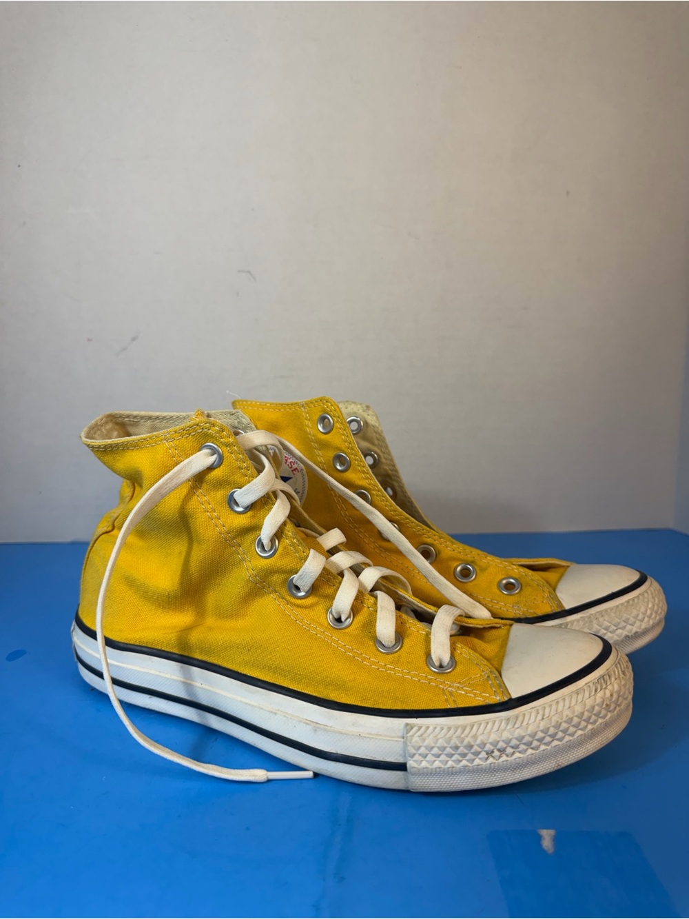 Converse Yellow High-Top Kids Canvas Sneakers